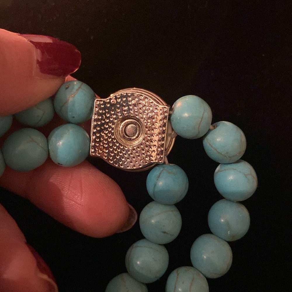 - HD Turquoise Willie G Beaded Bracelet - Picture 4 of 4